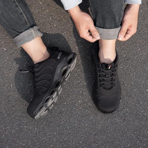 LARNMERN Steel Toe Shoes for Men Women Wide Lightweight Safety Sneakers Comfortable Safety Shoes Colorful Tennis Work Shoes2