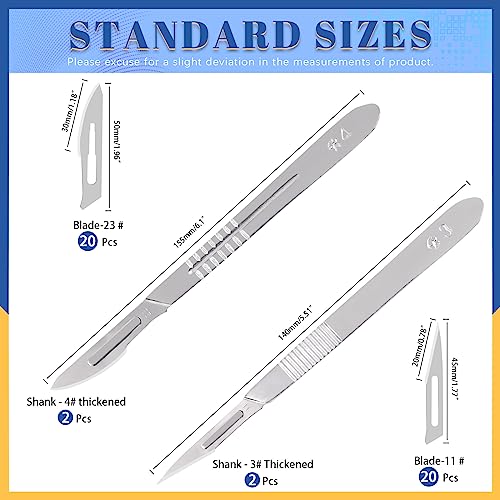 Glarks G-2874 44Pcs Surgical Grade Blade thumb #1