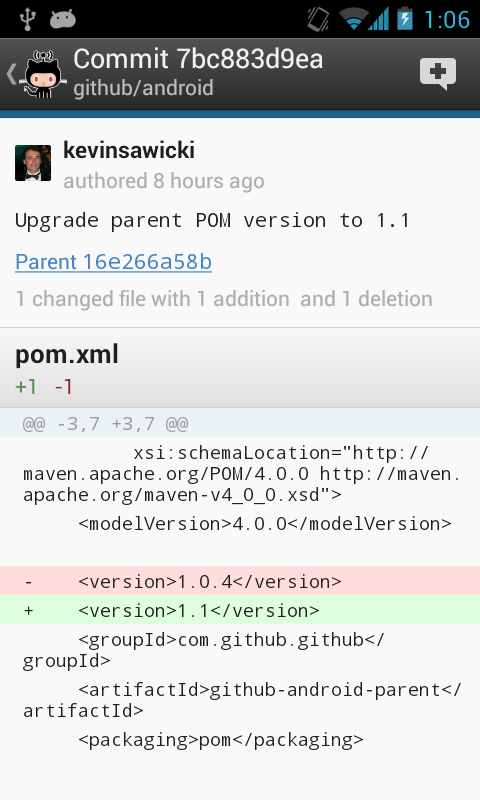 GitHub-App im Amazon Appstore