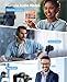 MENERESAS 3-in-1 Mini Microphone for iPhone: Wireless Lavalier Microphones for iOS/Android/Camera - Noise Reduction Lapel Mic for​​Live Stream - HiDefSound for Video Mavericks - Texture Black
