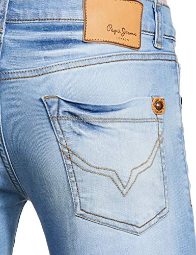 Image of Pepe Mens 5 Pocket Heavy Wash Jeans