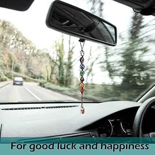 Riakrum 15 Pcs Blue Aztec Print Car Seat Covers Full Set For Men Women Rubber Steering Wheel Cover Armrest Cover Seatbelt Covers Polyester Fabric Front Seat Rear Backrest Cover Bottom Cover Universal #TOP3