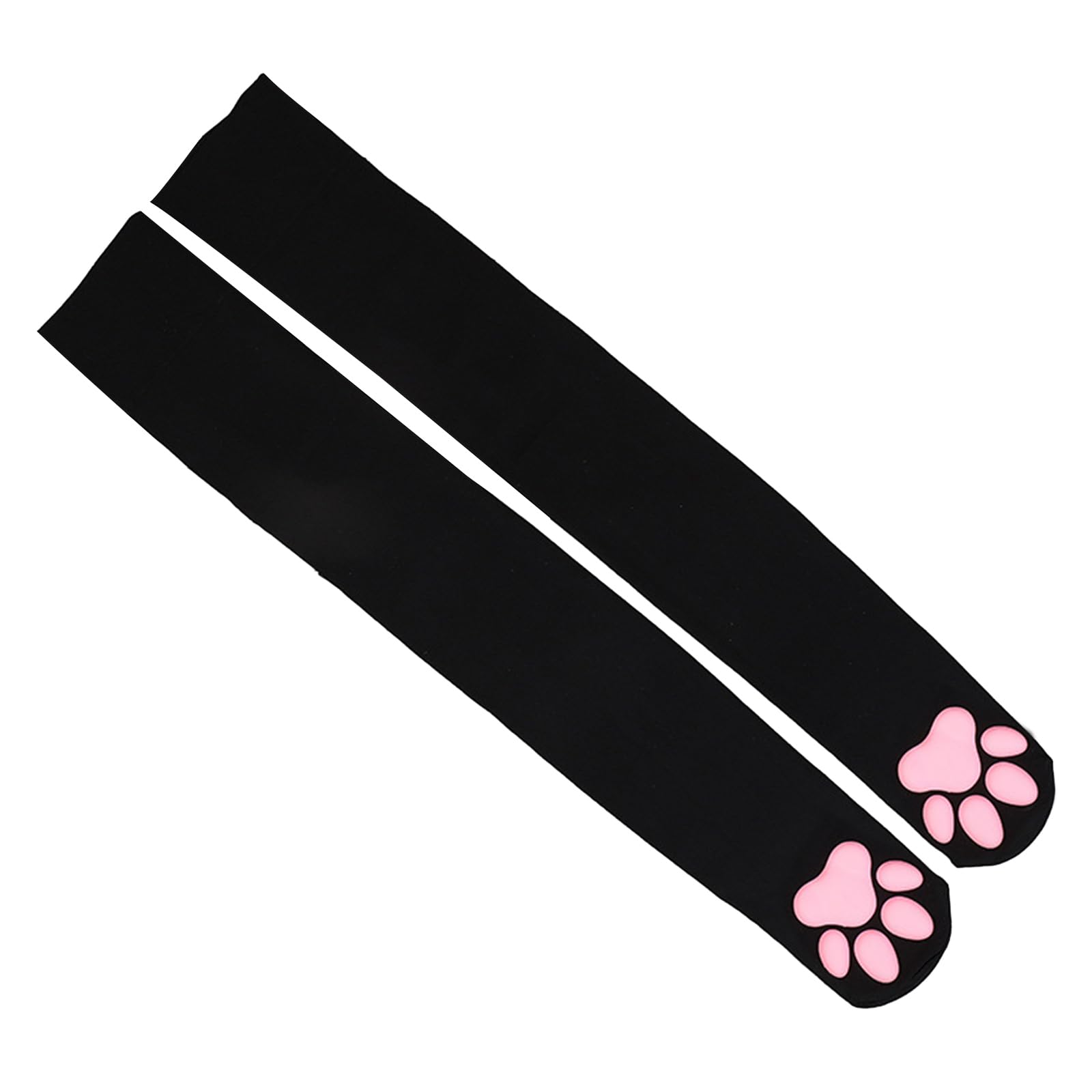 Morain socks, Cat Paw Thigh High Socks Soft 3D Socks Kitten Claw Pad Socks Cat Paw Over Knee Stockings Women