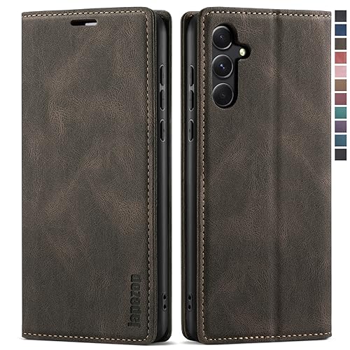 Samsung Galaxy A54 5G Wallet Case with Card Holder [RFID Blocking] Kickstand Magnetic,Slim Leather Flip Case Wallet for Samsung Galaxy A54 5G 6.4 Inch (Coffee)