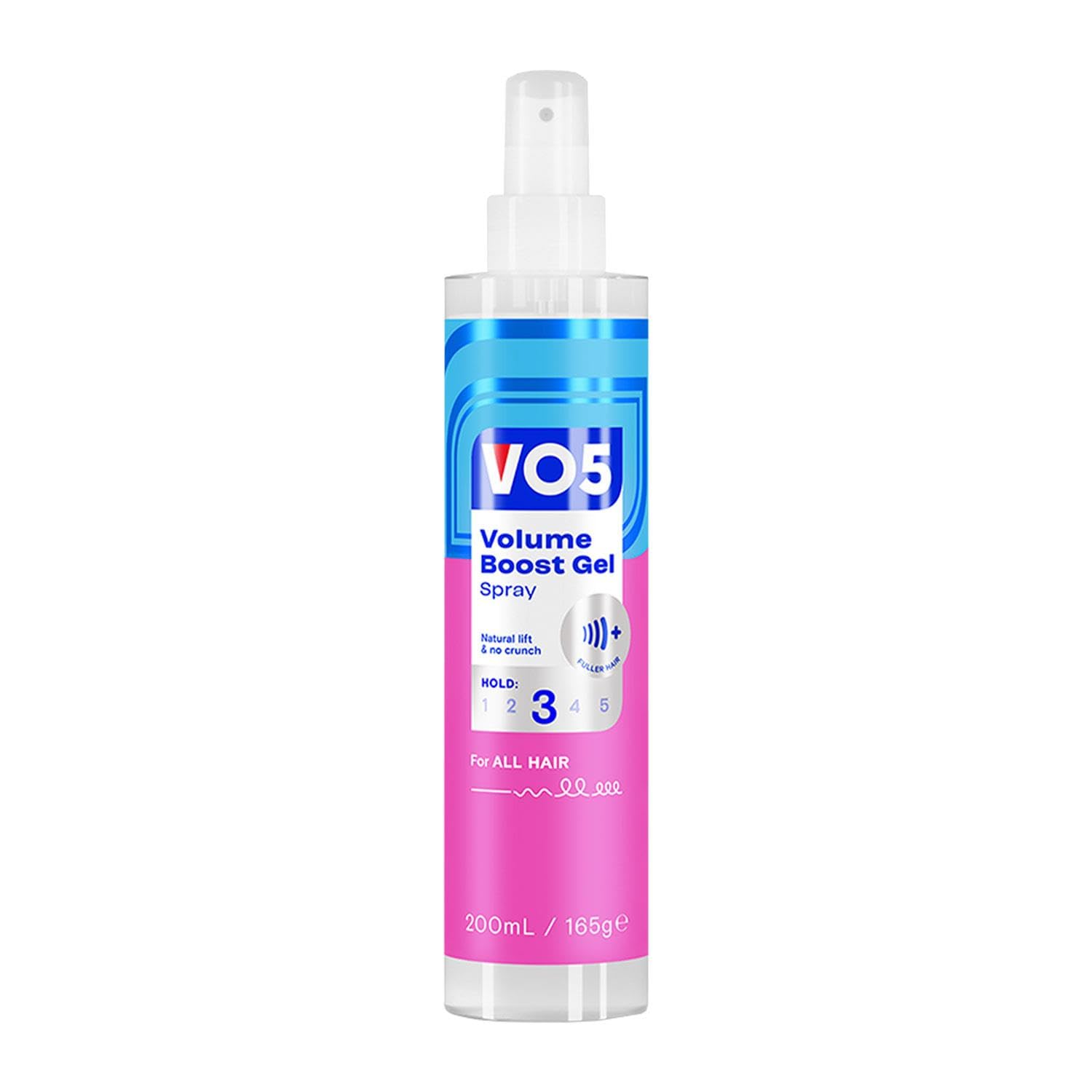 VO5 Mega Hold Hair Styling Gel Spray, 200ml