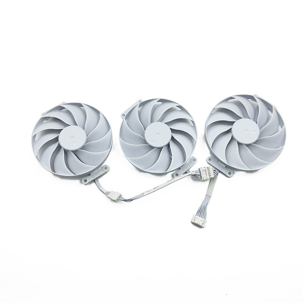 Wentylator zamienny do karty graficznej Asus GeForce RTX 4070 SUPER TUF WHITE OC, 7-pinowy, CF9015U12D, RTX4070 Ti(3-Fan)