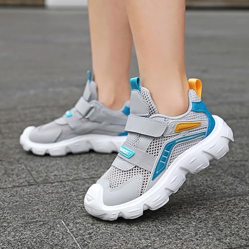 Boys Basketball Shoes Mesh High Top Non-Slip Athletic Sneakers Breathable School Running Hiking Outdoor Sneakers4