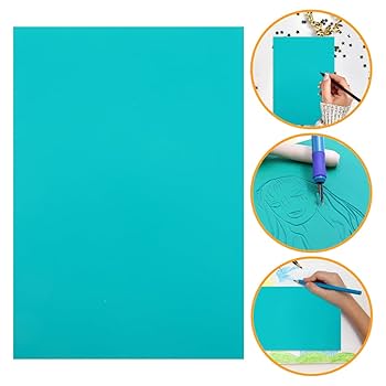 uxcell ラバースタンプシート ラバーブロック DIY 手彫り