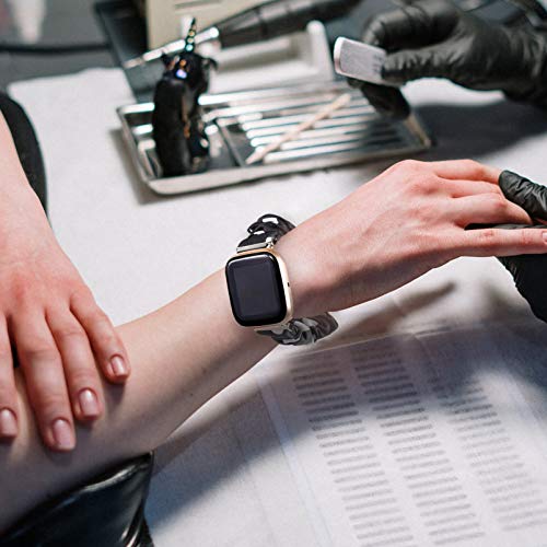 VILLCASE Pulseira Scrunchie Pulseira Scrunchie Pulseira de Substituição para Relógio Inteligente Com