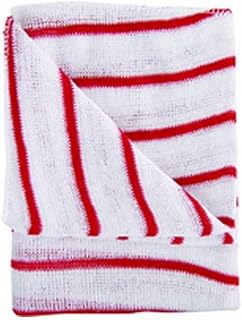 Robert Scott hdre1610p Gamuza de higiene, 16 x 12, color rojo y blanco (10 unidades)