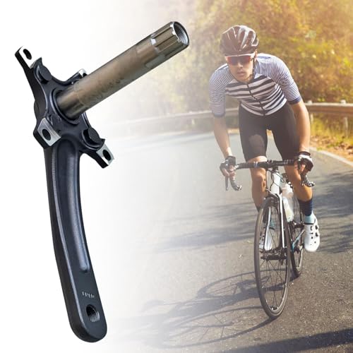 Pédalier droit 170 mm anti-jeu en aluminium à 10 rainures stables - 2