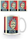  1art1 Rick Y Morty - Rick Campaign Taza Foto (9 x 8cm)