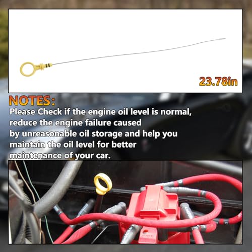 917-379 Engine Oil Dipstick Dip Stick Fit For Chevrolet Equinox, Malibu, Impala, HHR & GMC Terrain & Regal, Verano, LaCrosse & Saturn Vue ，Engine Oil Level Dipstick Replace 917379, 12607379, 12657799 - Thumbnail 6