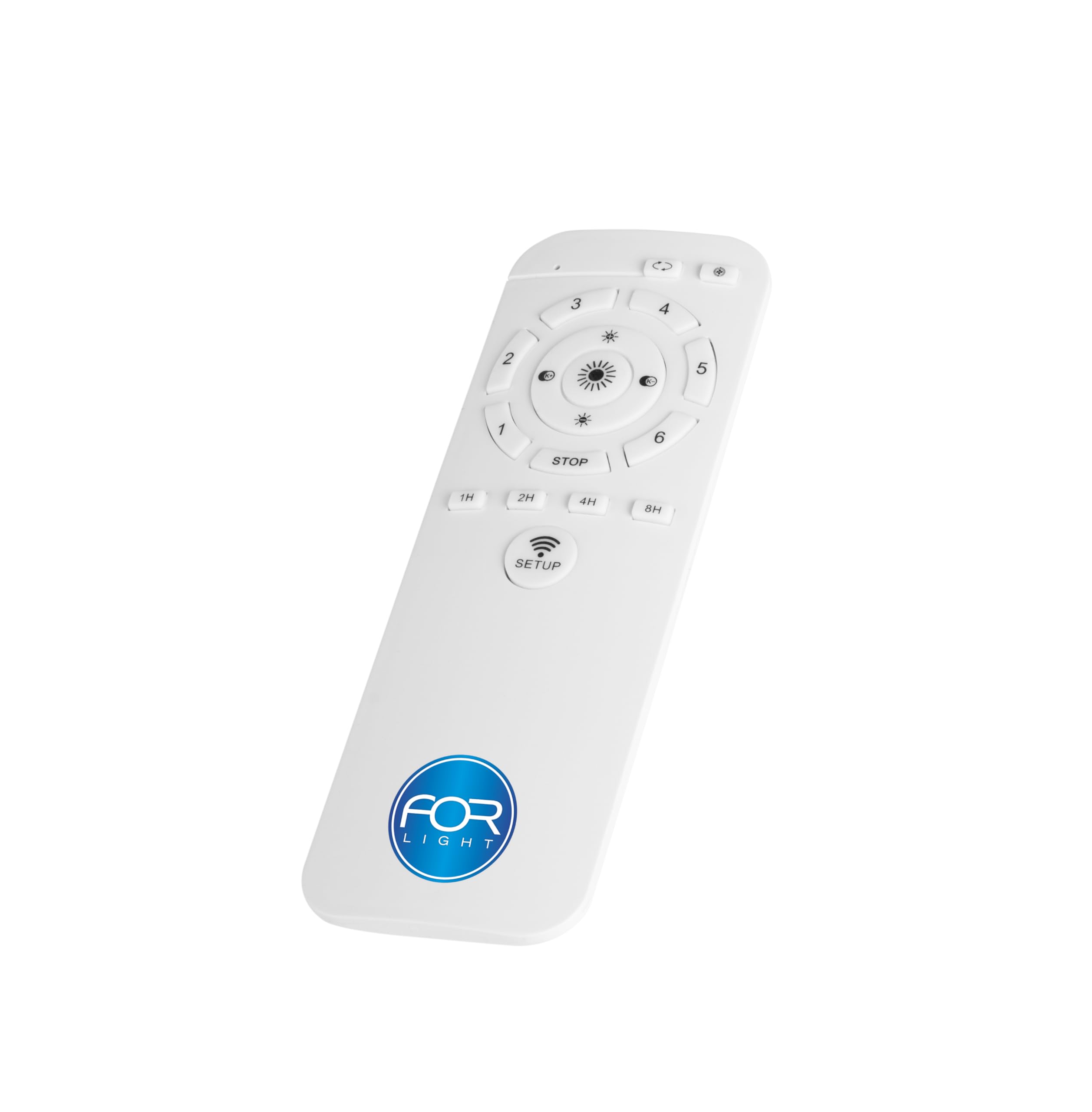 FORLIGHT - Ventilador de techo Flip con luz LED Efecto Madera TW 2700-6000K IP44 28W