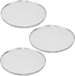 KIT COM 3 FORMAS ASSADEIRA DE PIZZA 35CM ALUMÍNIO