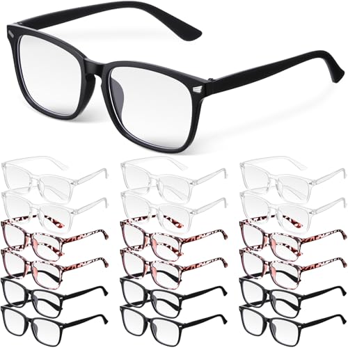 Image of Jerify 18 Pack Blue Light Glasses for Women Men, Bluelight Blocking Glasses for Computer Reading Phone Screen Gaming TV