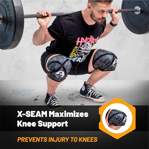 Bells of Steel Powerlifting Knee Sleeves for Men and Women, 7mm, Neoprene Knee Sleeve, 1 Pair of Knee Cover, New Size Chart2