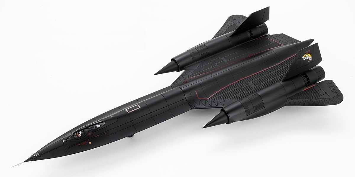 Century Wings - Maqueta de avión (Lockheed SR-71, Blackbird USAF 9th SRW61-7976, Wright-Patterson, AFB Ohio, 1/72, metal