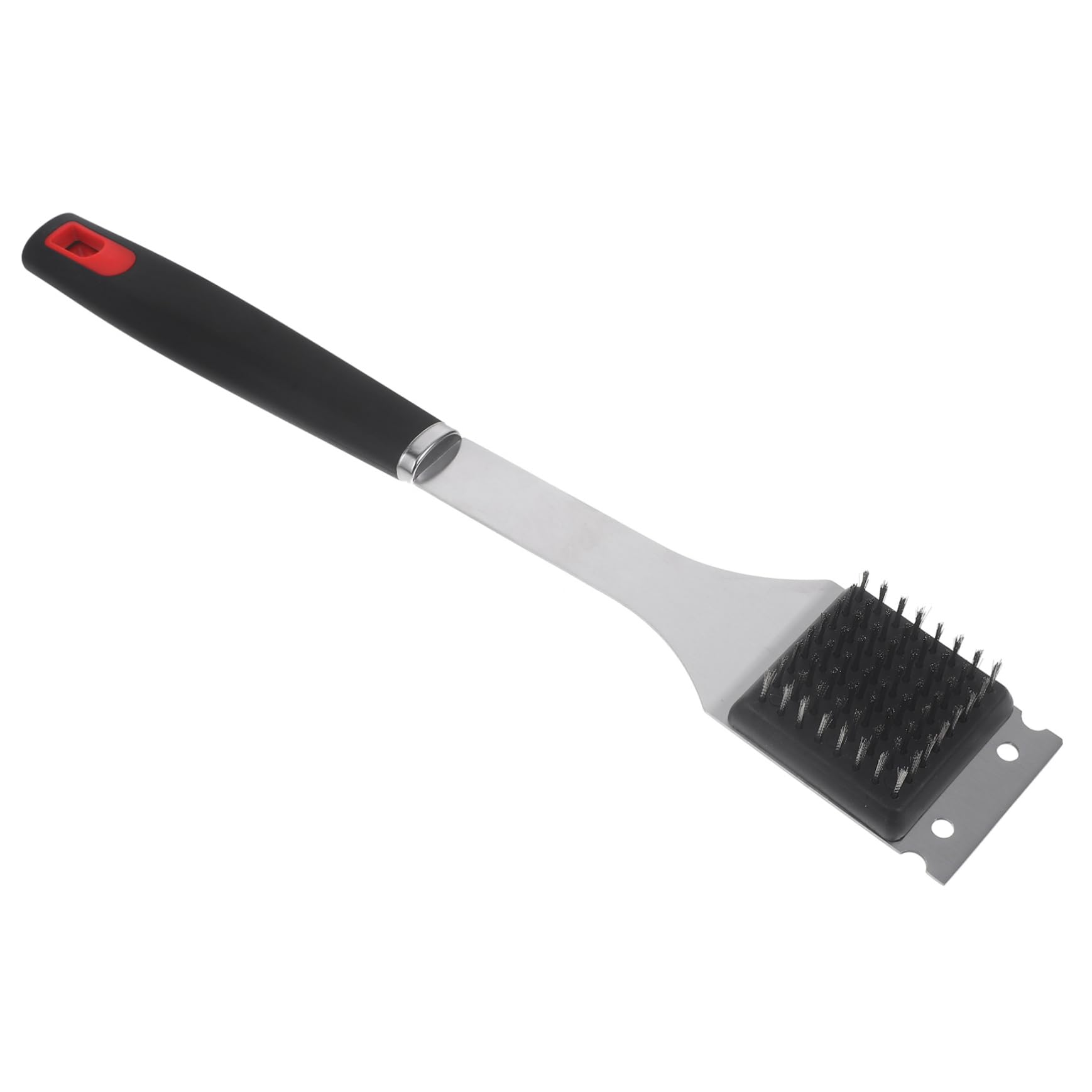 Happyyami 4kawałki Szczotka Do Czyszczenia Grilla Bbq Ze Stali Nierdzewnej i Materiału Ergonomiczny Uchwyt Lekka i Kompaktowa Oszczędzająca Idealna Do Akcesoriów Grillowych