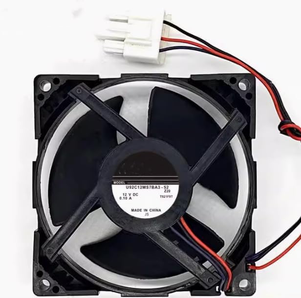 U92C12MS7BA3-52 Z20 12V 0.10A 3-Wire Freezer Fan