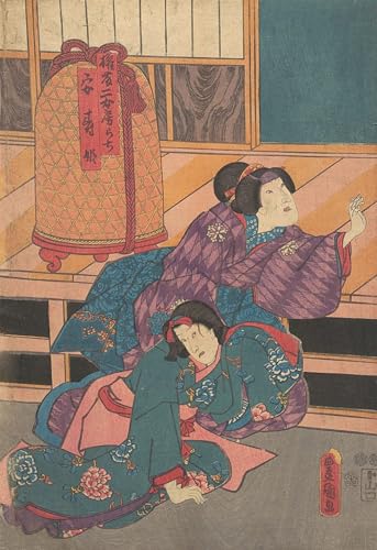 Peinture célèbre Utagawa Kunisada art mural zen pour votre chambre à coucher