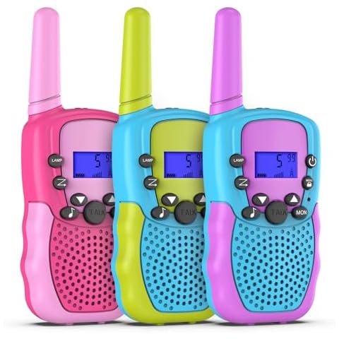 Selieve Walkie Talkies for Kids 3 Pack, Toys for 3-12 Year Old Boys or Girls, 3 KM Range Indoor Outdoor Activity Stem Toys, Gifts for 5-8 Year Old Boys and Girls Cover