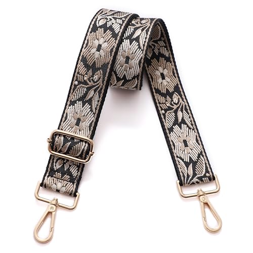 Image of S-Jacorry Purse Strap Replacement Crossbody Wide Shoulder Strap Adjustable Canvas Straps Handbag Strap Replacement Belts