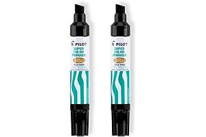 Pilot Super Color Jumbo Refillable Black Permanent Markers