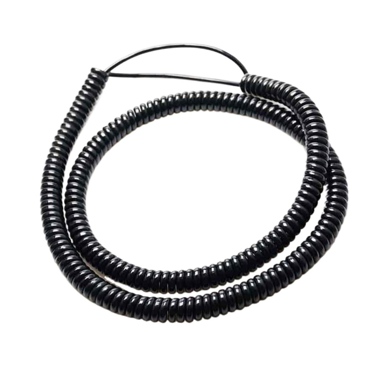 Cavo a molla di alimentazione a spirale in PVC | Nero 2-3 nuclei 14-24 AWG Dimensioni multiple for applicazioni in movimento: cavo di alimentazione(Core 12 meter)