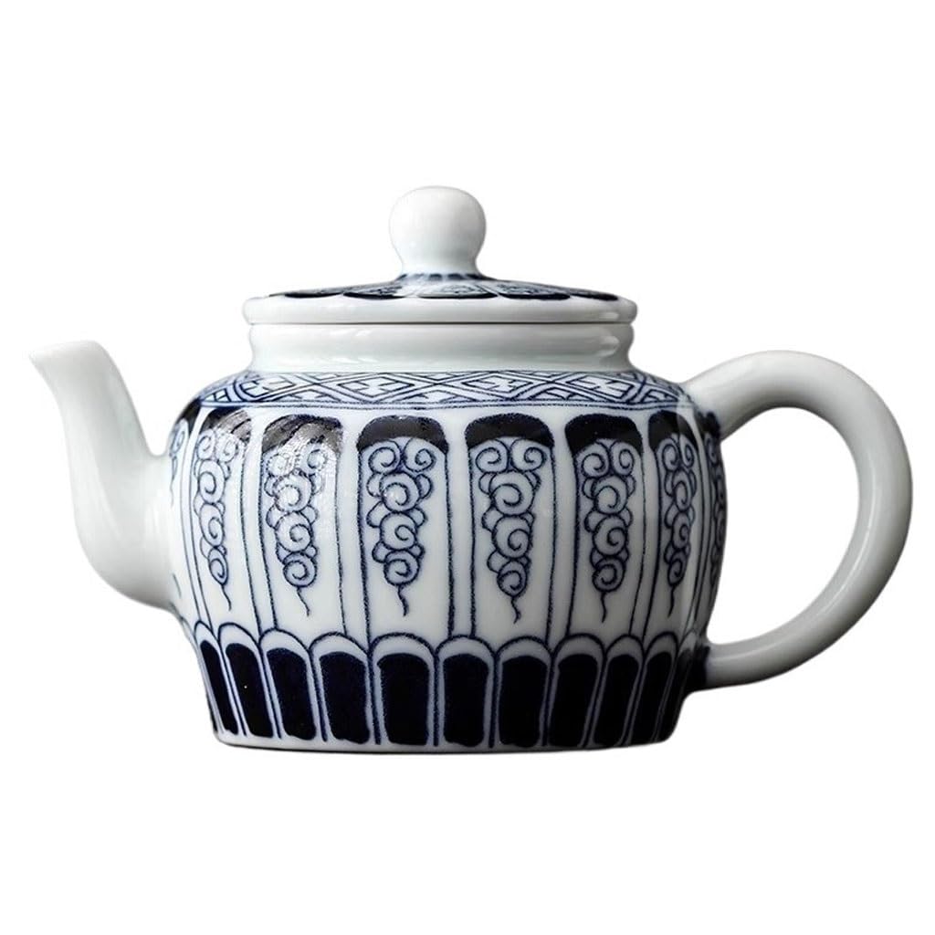 Tetera Hierro Fundido Tetera de cerámica China Retro de Gran Capacidad for el hogar con Tetera con Filtro, Juego de té de la Tarde Simple y Exquisito Juego de Te
