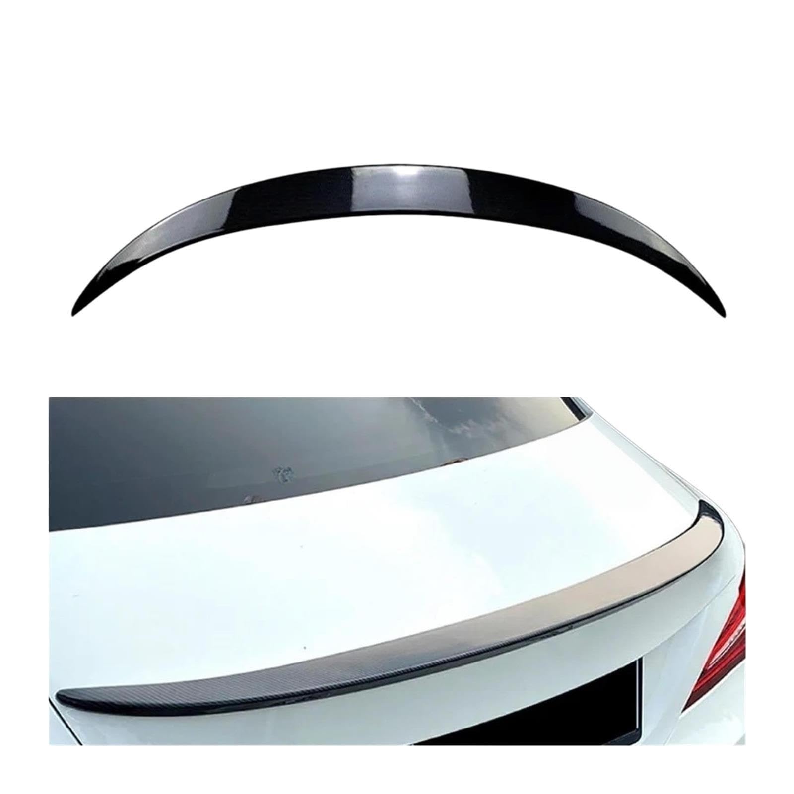 Kompatybilny z Mercedes Benz CLA klasa W117 CLA 45 180 200 250 260 AMG 2013-2019 tylne skrzydło spoilera dyfuzor skrzydła akcesoria samochodowe(2013-19 Carbon Look)