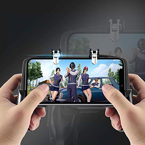 Controle de jogo móvel Newseego, controle de telefone com gatilho L1R1 para controle sensível ao ati