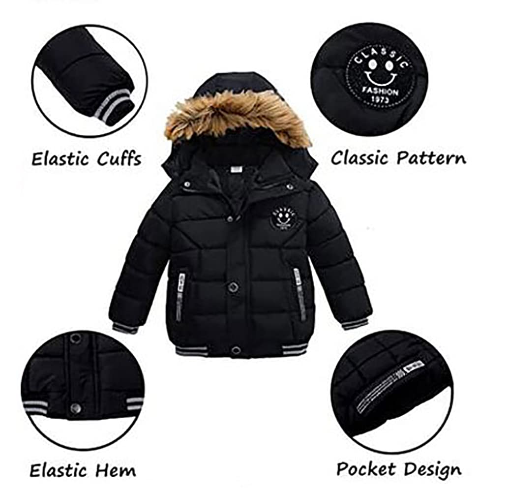 Manteau Garçon Hiver Camouflage Manteau Parka Blousons Avec Capuche