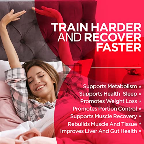A6BURN Night Time Fat Burner Sleep Aid. Weight Loss for Women And Men, Metabolism Booster, Appetite Suppressant for Weight Loss, Diet Pills. Post Workout Muscle Recovery Amino Acids And Immune Support - Image 6