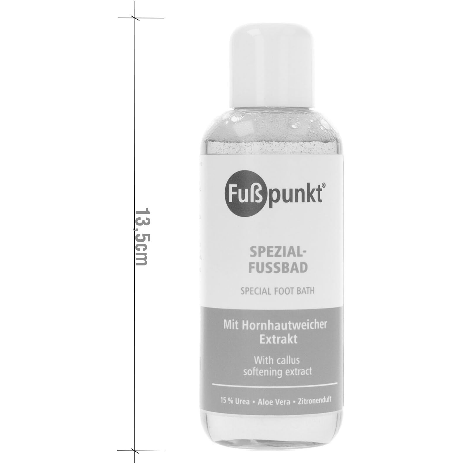 Special foot bath with cornea softener extract, 15% urea and aloe vera - 150 ml - Image 4
