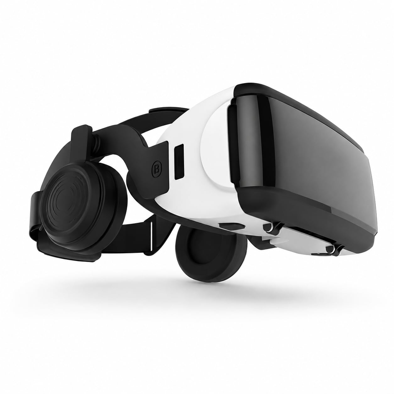 drumstone luxurious 5 years warranty vr headset for 3d movies & gaming, hd virtual reality glasses compatible with smartphones adjustable focus eye comfort lenses soft face pad & adjustable head strap