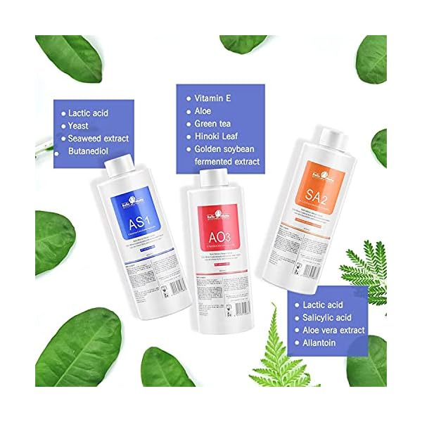 Aqua-Peeling-Solution-Facial-Special-liquid-Serum-solution-AS1-SA2-AO3-Hydra-Cleaning-Dermabrasion-Skin-Care-Skin-Rejuvenation-Aqua-Peeling-Serum-For-Hydra-Facial-Dermabrasion-Beauty-Machine-3-bottle- Crowsuggy Aqua Peeling Solution,Top Salon Skin Scrub,Hydra Skin Scrub Special Solution,Small Bubble Solution (3 Bottle x 400ml)