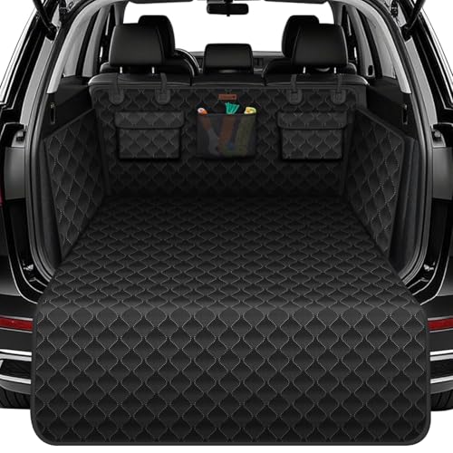 Alfheim Housse de Protection de Coffre de Voiture, Anti-déchirure et Imperméable Prolongation Housse de Coffre Lavable Antidérapante avec Protecteur Latéral,...