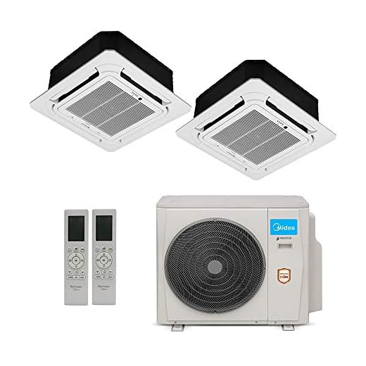 Ar-Condicionado Multi Split Inverter Springer Midea 36.000 BTUs (2x Evap K7 4 Vias 18.000) Quente/Frio 220V