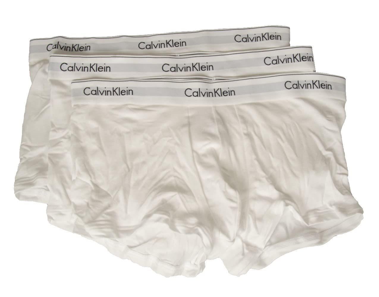 Calvin Klein Boxer man CK 3-piece package elastic cotton stretch article NB2380A TRUNK 3PK 100 White White White