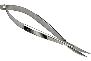 HTS Curved Stainless Steel Snips Scissors for Sewing