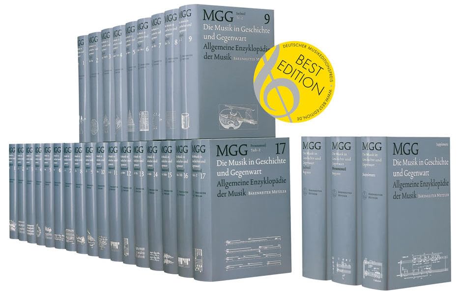 Die Musik in Geschichte und Gegenwart (MGG). 29 Bände in zwei Teilen inkl. Supplement: Allgemeine Enzyklopädie der Musik (Die Musik in Geschichte und ... (MGG): Allgemeine Enzyklopädie der Musik)