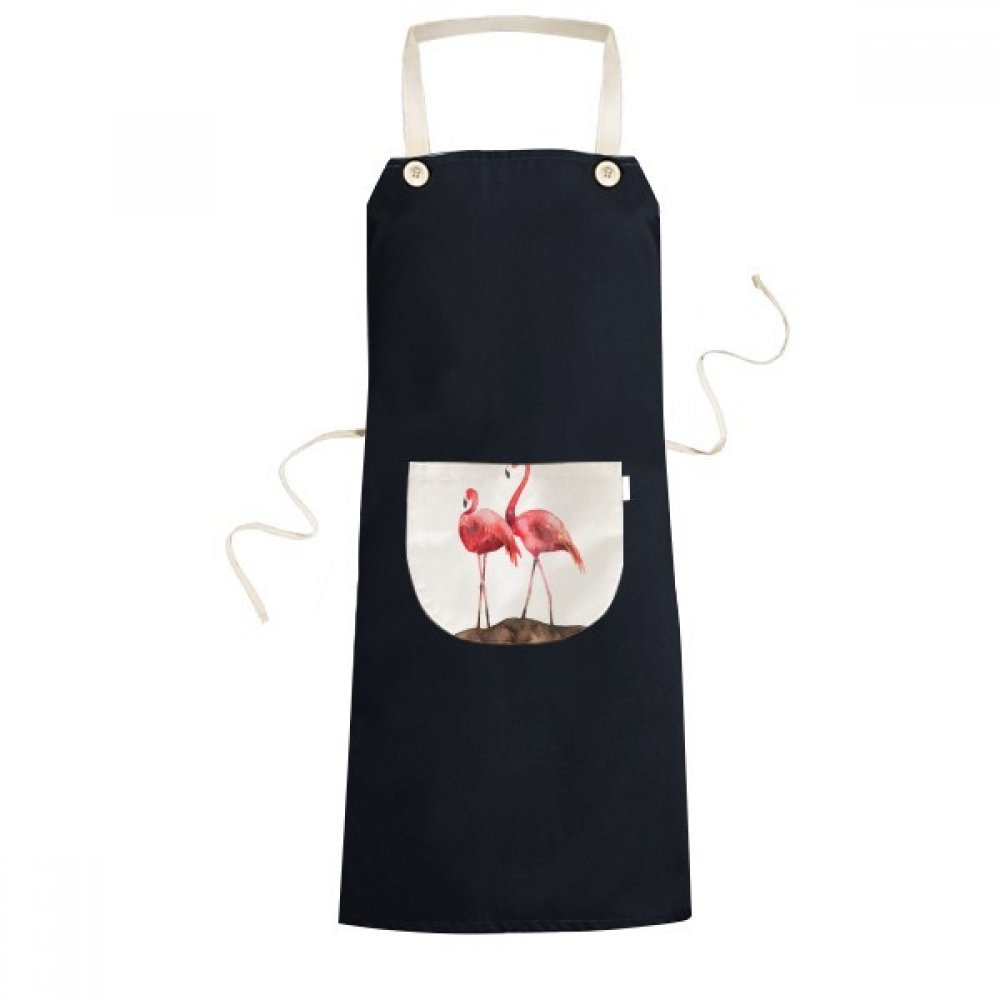 Tablier de cuisine flamant rose avec poche pour préparer de bons repas