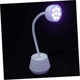 Outanaya Candeeiro UV Gel Abs Branco Para Unhas Candeeiro UV Para Unhas Candeeiro UV Para Unhas Luz De Mesa Para Unhas Candeeiro UV Pescoço De Ganso Para Unhas Candeeiro LED Para Unhas