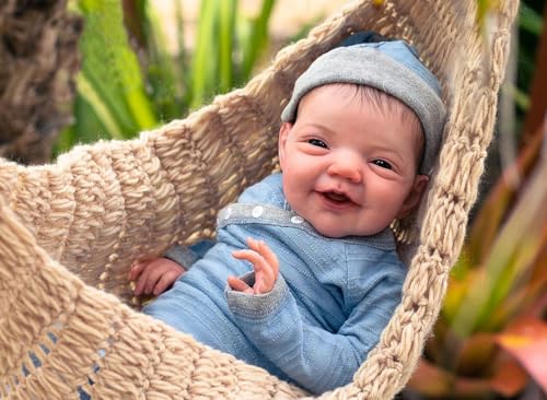 Muñeco Reborn Niño Realista 20 Pulgadas Silicona miniatura 5