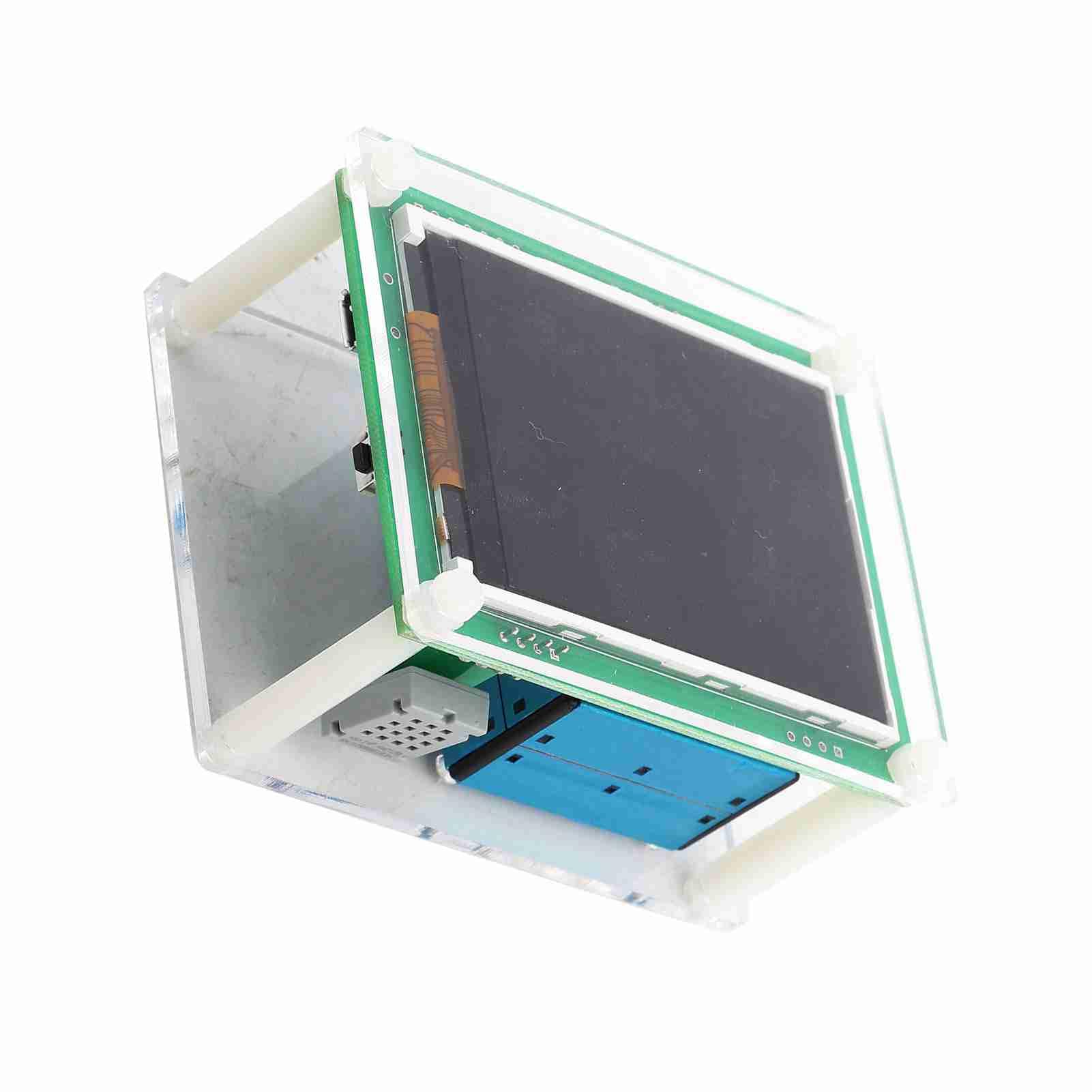 PM2.5 Domowy czujnik jakości powietrza kolorowy monitor przenośny tester do samochodu biurowego zasilany przez USB, szeroki kąt widzenia do użytku wewnątrz i na zewnątrz