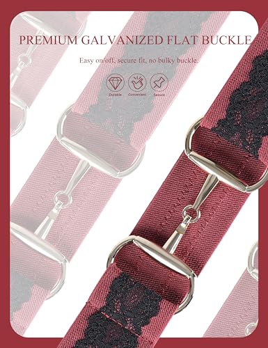 Harrison Howard Elastic Horsebit Belt Horse Riding Belt with Surcingle Buckle Stretchable Waist Belt for Horseback Riding2