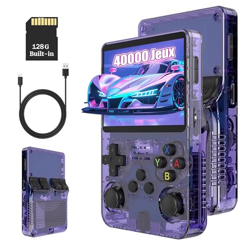 KINMRIS R36S Console de Jeu Portable Rétro, avec Écran IPS de 3,5