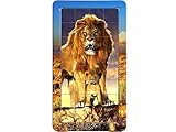 Puzzlefläche: 22,3 x 11,2 cm Piatnik 53116 - 3D Magna Puzzle Löwe
