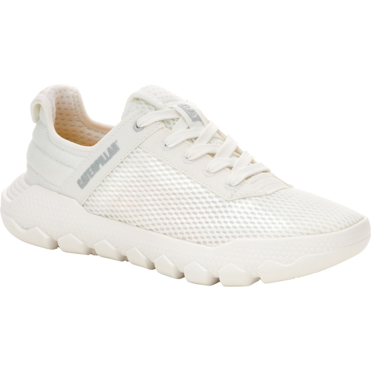 CAT Footwear Women's HEX LITE Vent W's Sneaker, Bright White, 8 UK